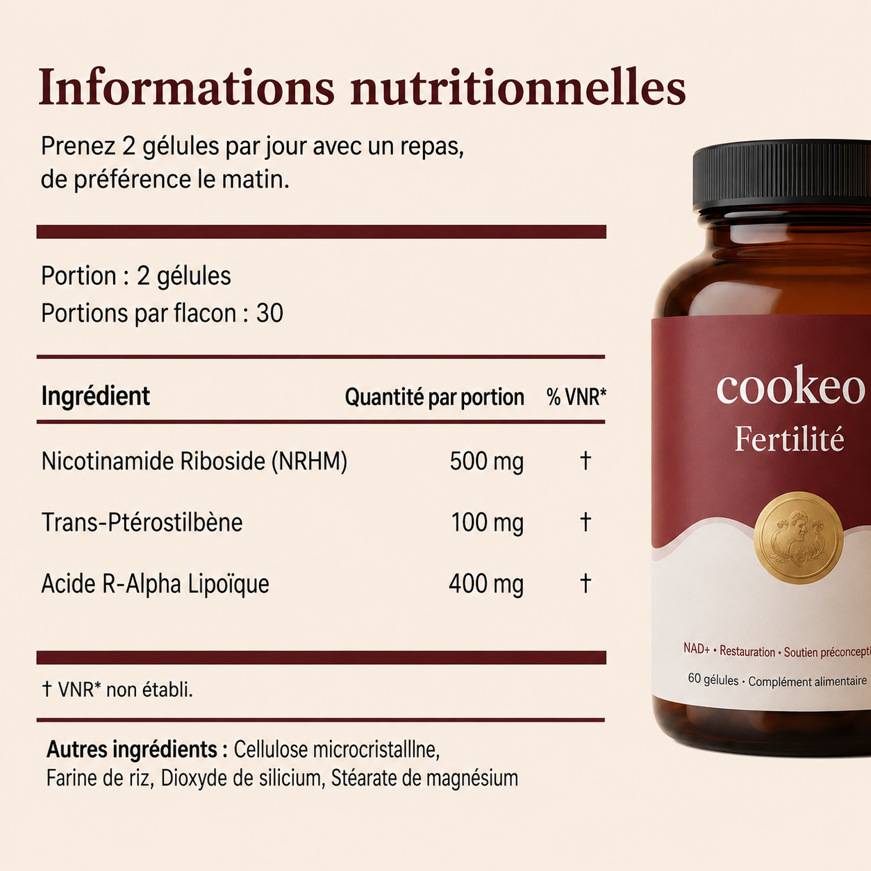Cookeo Fertilité