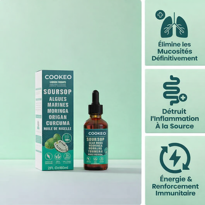 Gouttes de vitalité anciennes 10-en-1 de Soursop