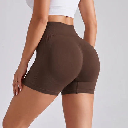 Short Gainant Contrôle du Ventre & Effet Push-Up