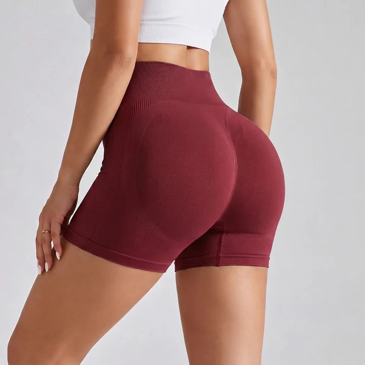 Short Gainant Contrôle du Ventre & Effet Push-Up